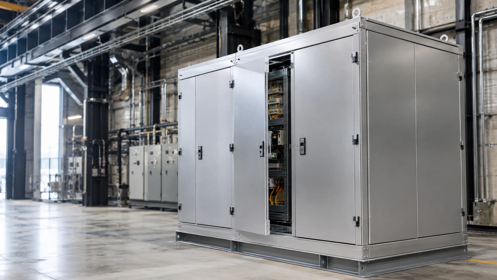 Fabricante de quadro elétrico em aço para projetos de infraestrutura