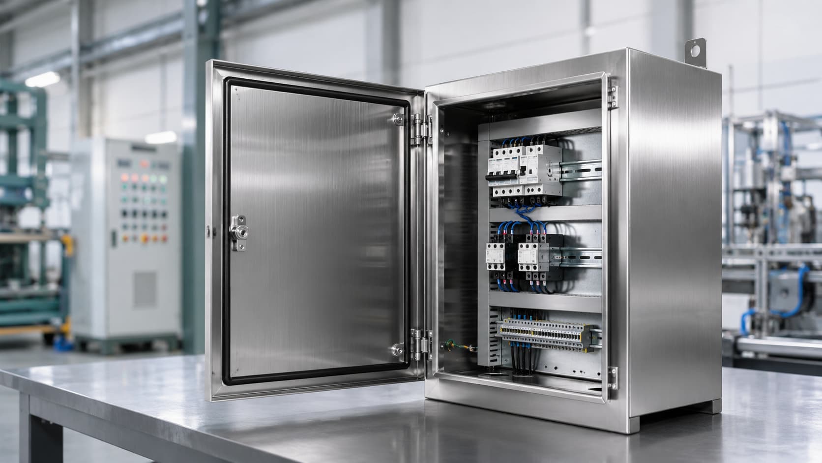 Melhor caixa de aço inox para montagem de painel elétrico industrial