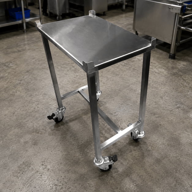 Carrinho de inox para transporte: onde comprar com fabricação personalizada