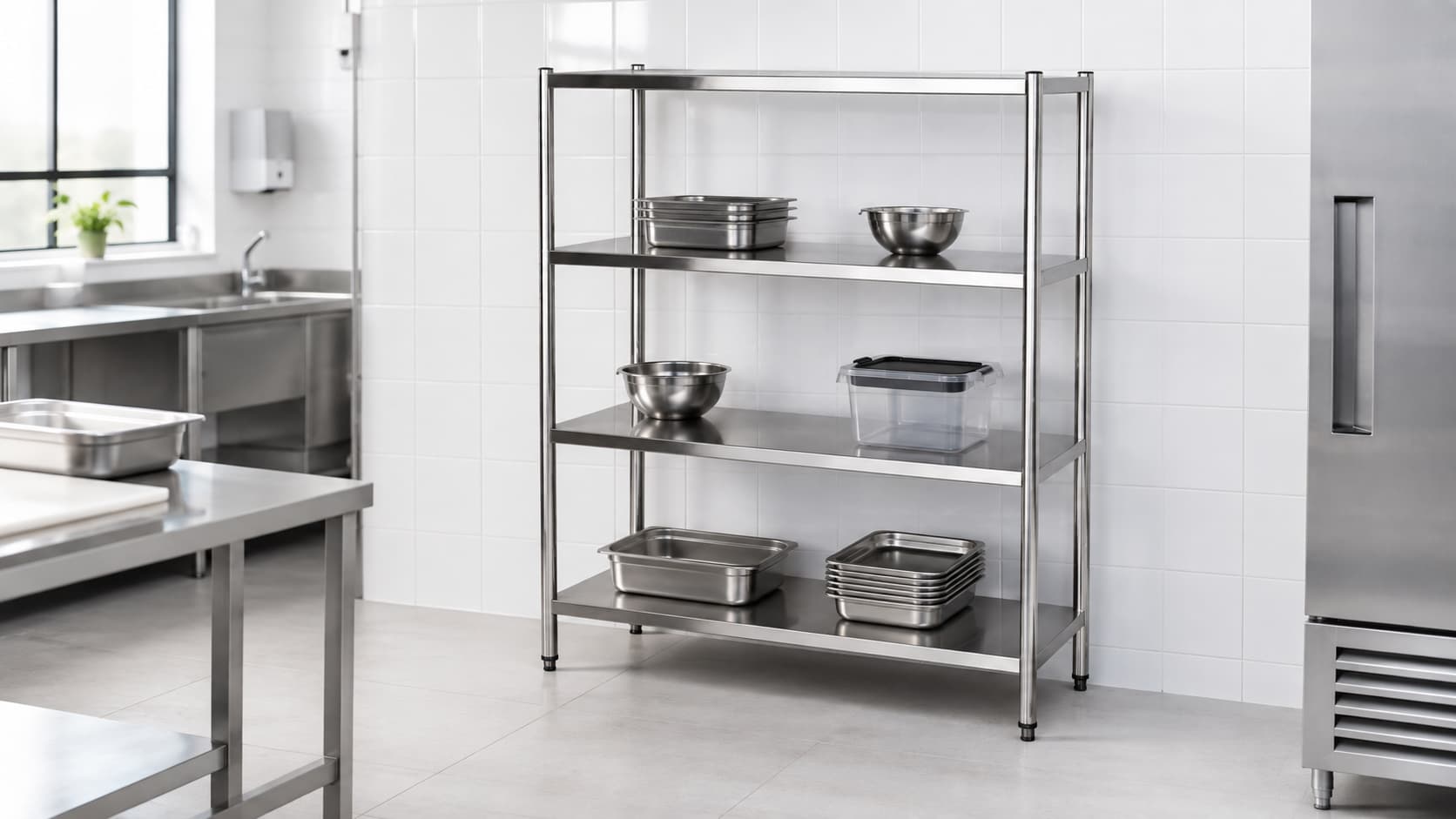 Prateleira de aço inox: onde comprar em São Paulo